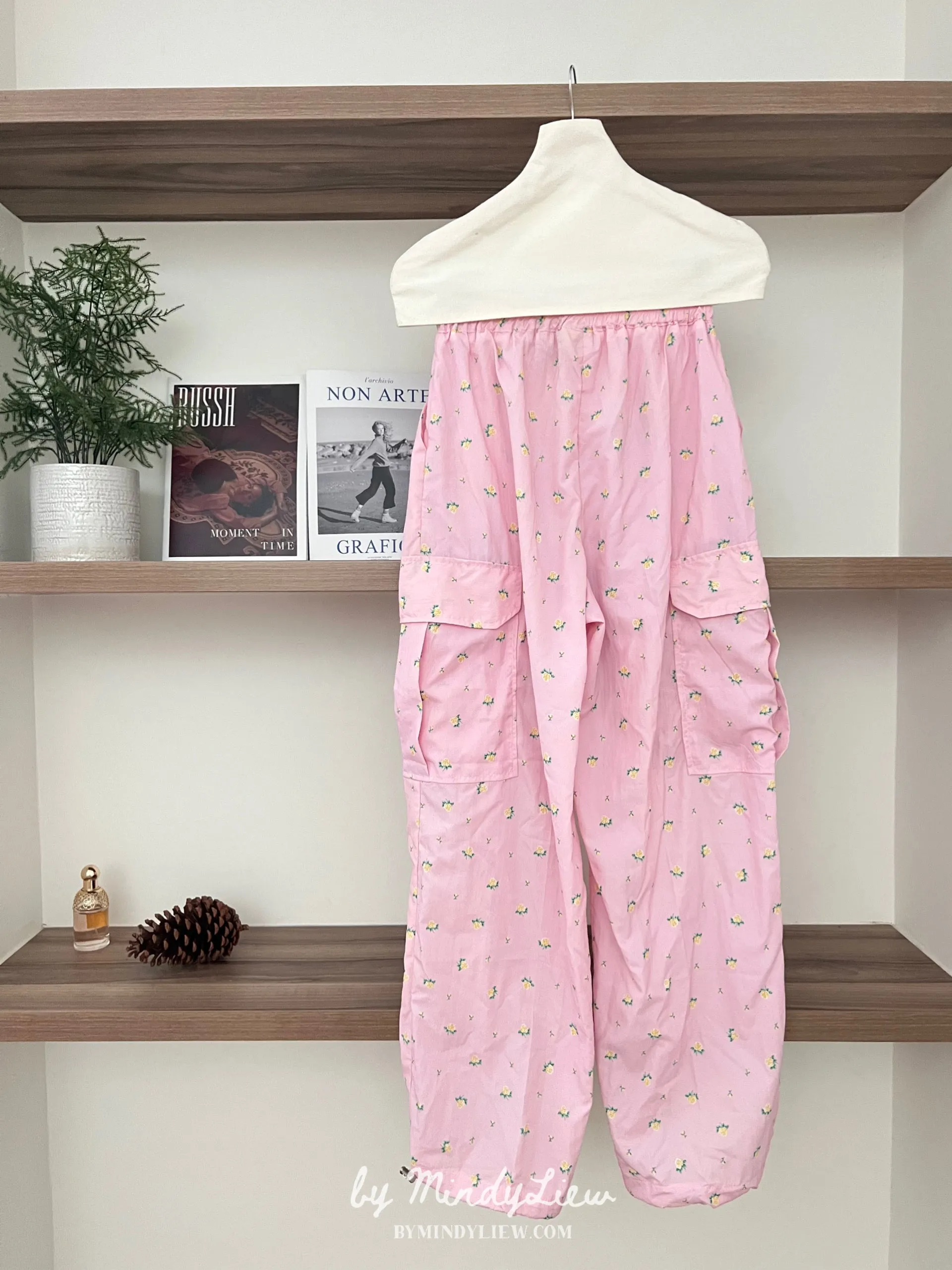 ML24525 Pink Cargo Pants