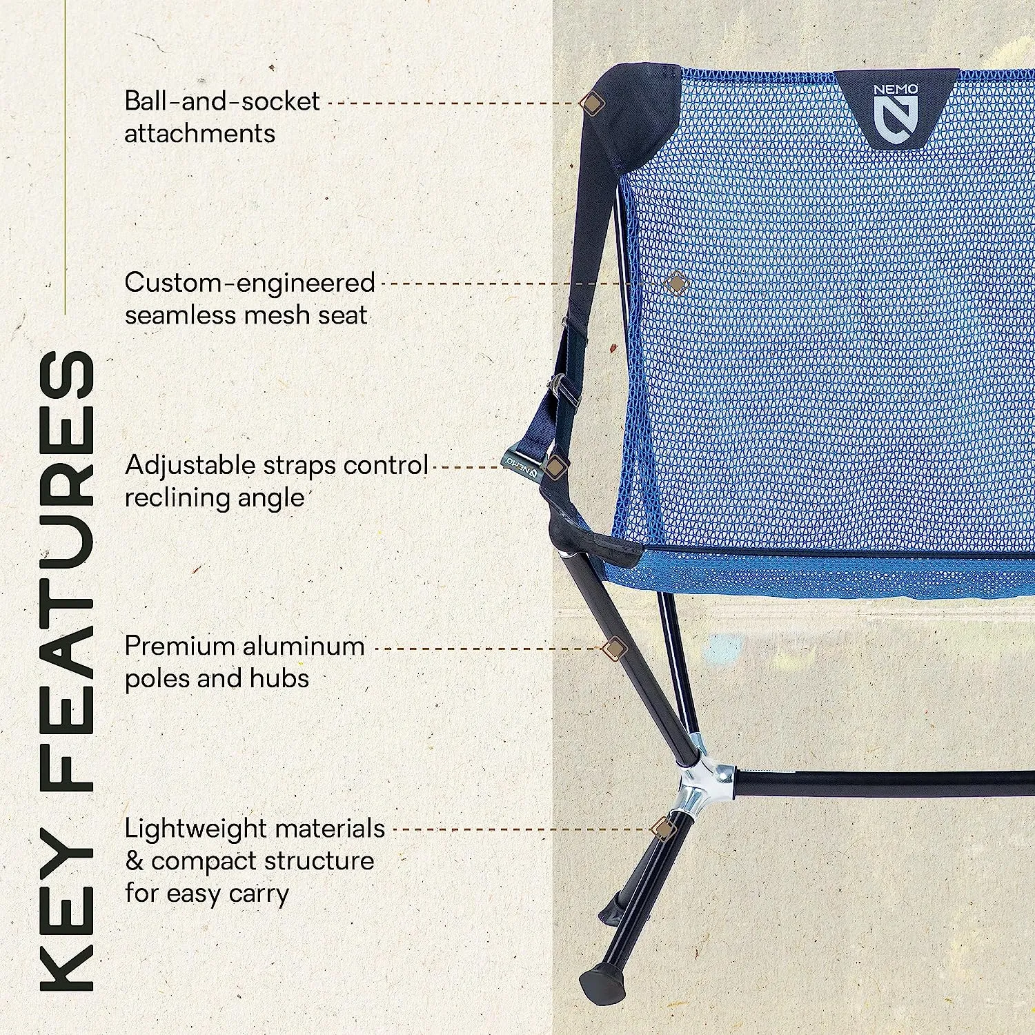 Moonlite™ Reclining Camp Chair