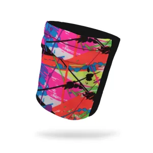 Neon Splatter and Black Wicking Armband 6.22" Height