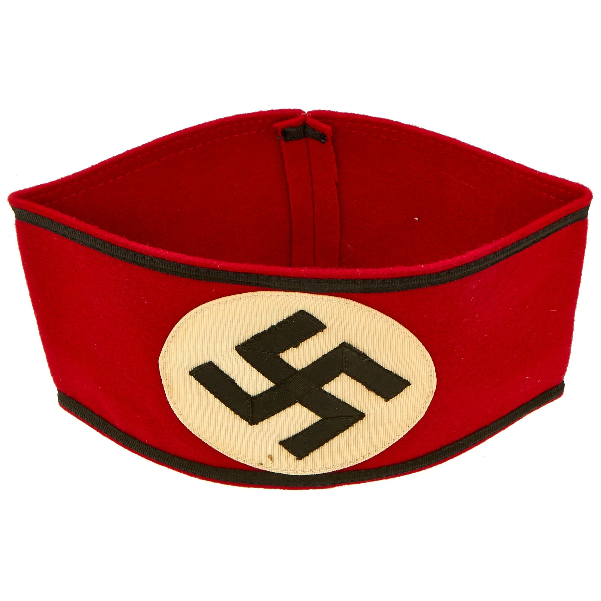 Original German Pre-WWII Unissued SS Member's Wool & Rayon Multi-Piece Armband with BeVo SS RZM Tag