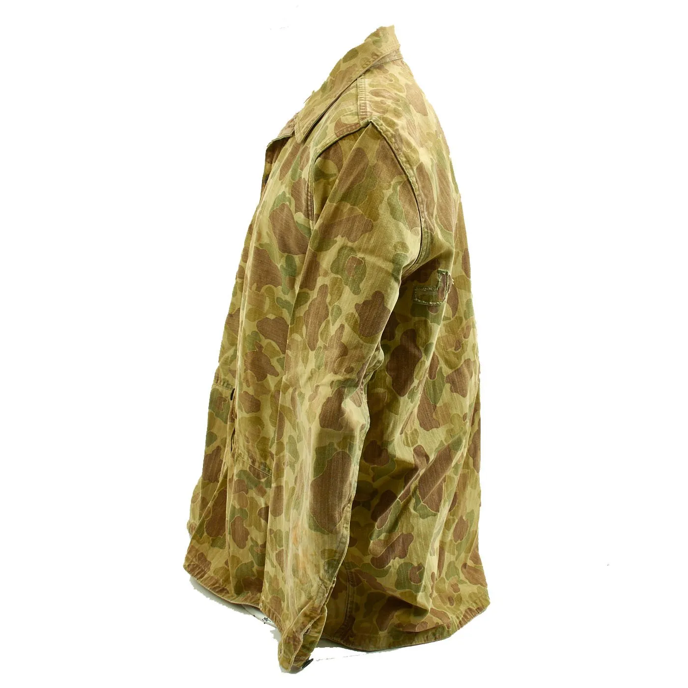 Original U.S. WWII USMC P44 Camouflage Pattern 1944 Utility Uniform Coat & Trousers