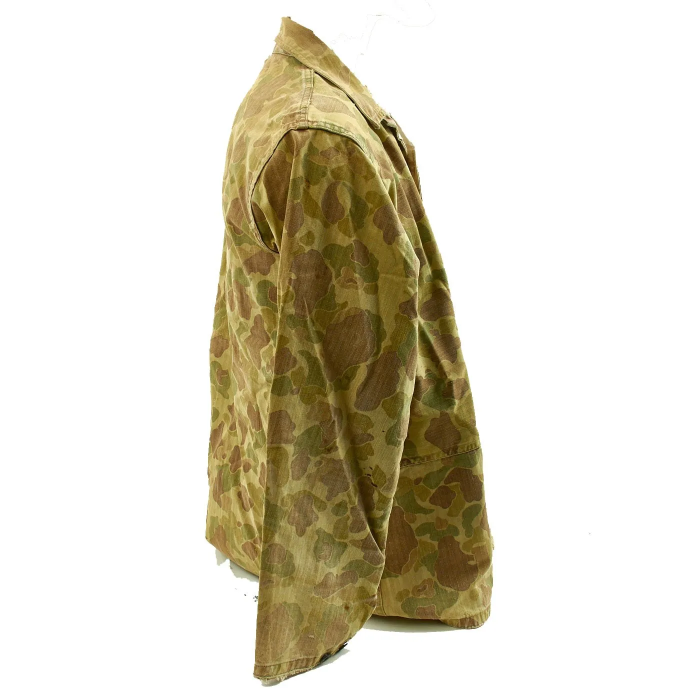 Original U.S. WWII USMC P44 Camouflage Pattern 1944 Utility Uniform Coat & Trousers