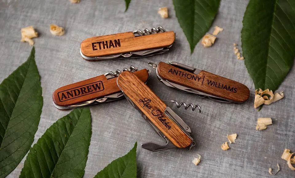 Personalized Multi-Tool Pocket Knives