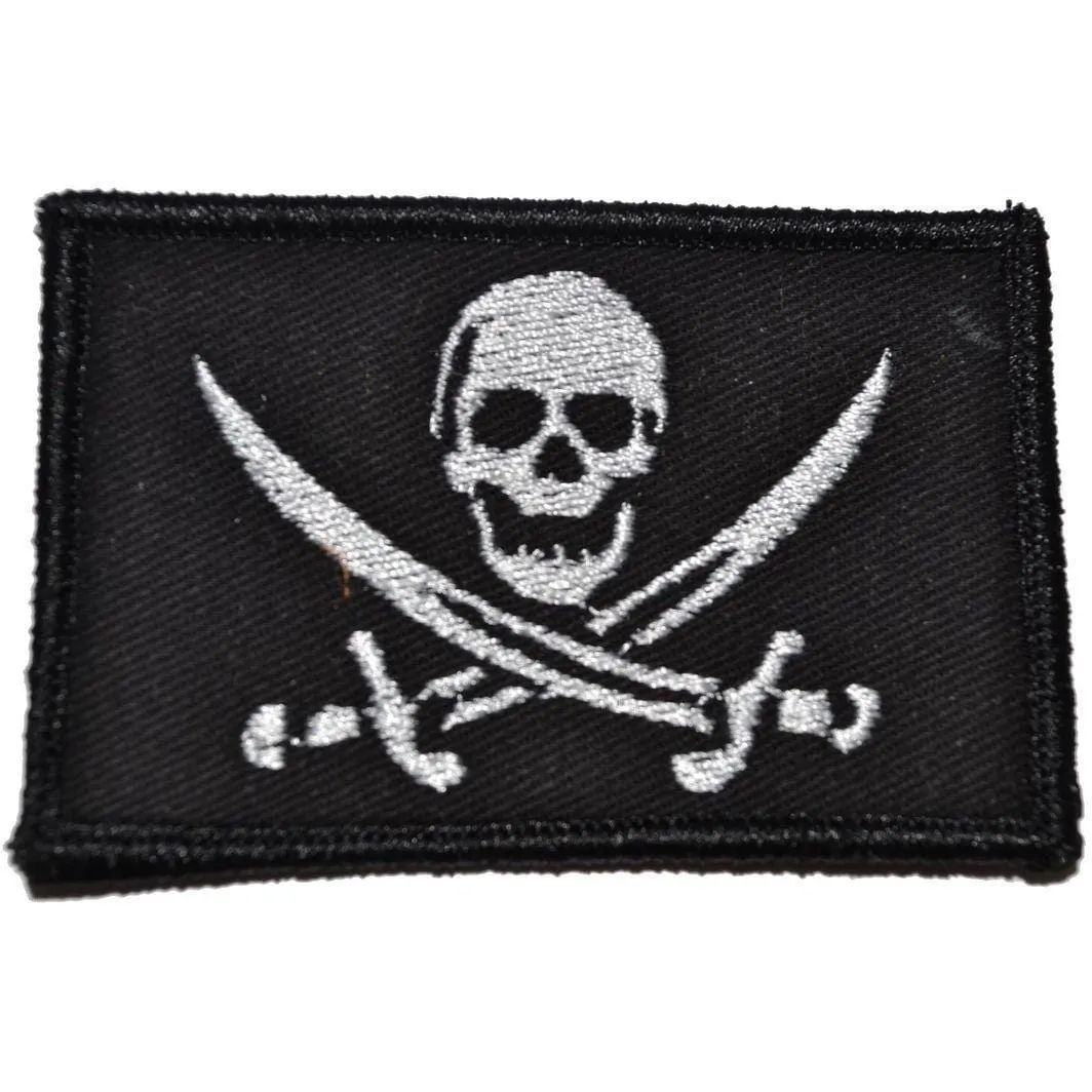 Pirate Jolly Roger - 2x3 Patch