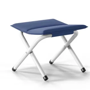 Portable Folding Stool for Camping Climbing Fishing(Navy Blue)