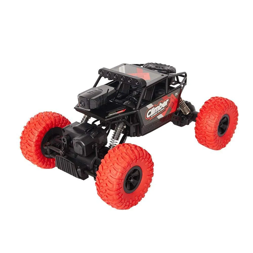 RC Car 4WD Rock Crawler Climber Off Road Vehicle 2.4Ghz Toy Remote Control Car Electronic Monster Truck with Wi-Fi HD Camera