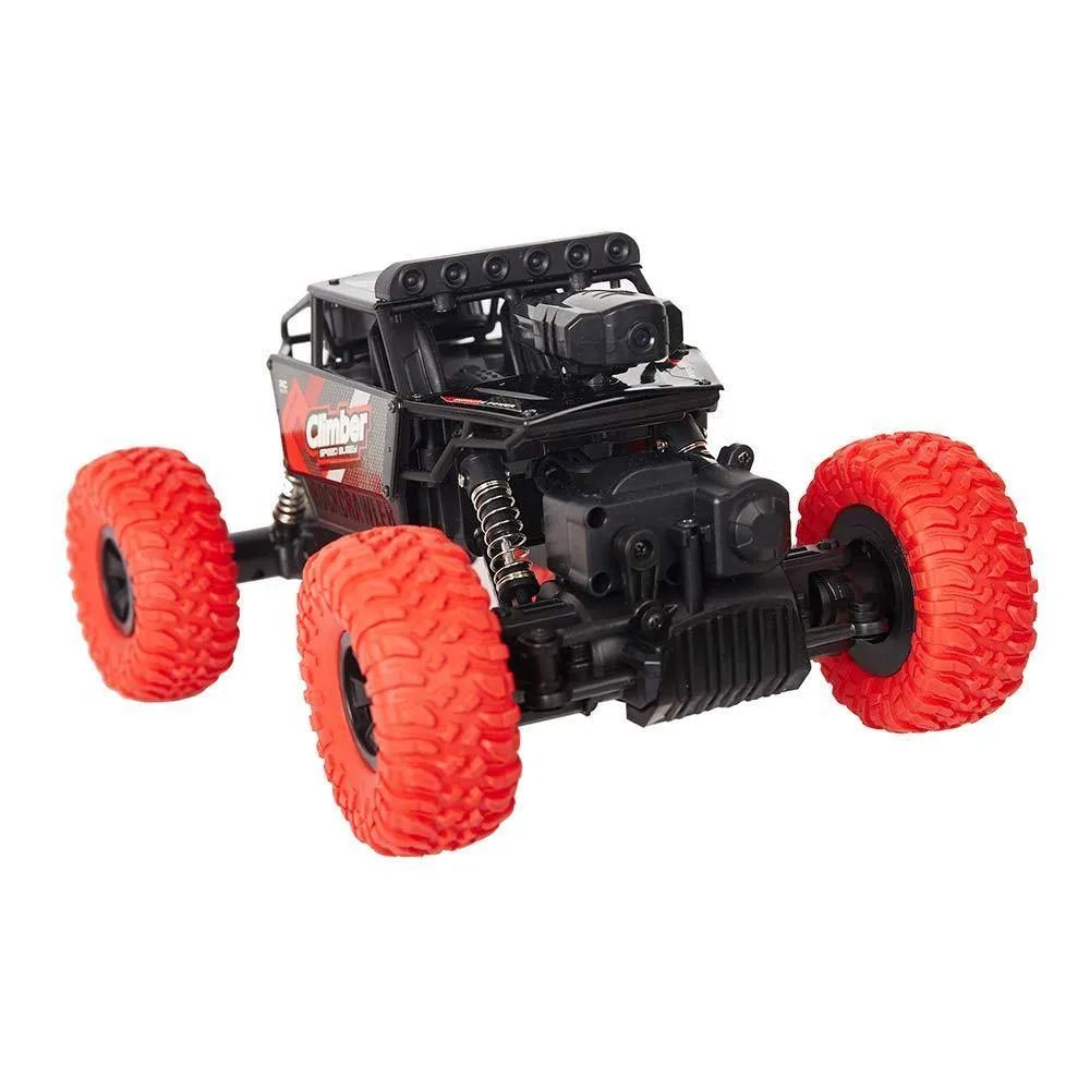 RC Car 4WD Rock Crawler Climber Off Road Vehicle 2.4Ghz Toy Remote Control Car Electronic Monster Truck with Wi-Fi HD Camera