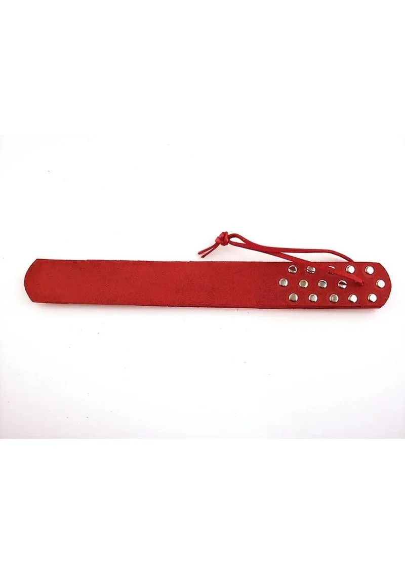 Rouge Leather Three Flap Paddle