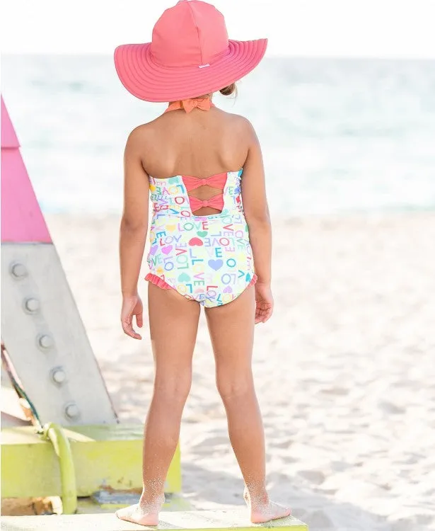 RuffleButts | Ruffle Halter One Piece Swimsuit ~ Love