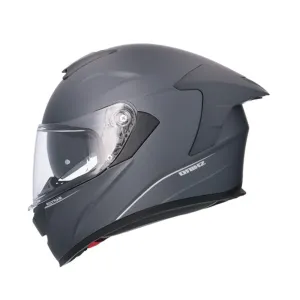 Shiro Raptor Full Face Helmet One Color Titanium Matte