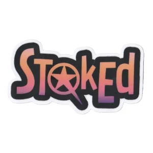 Stoked Gradient Sticker 3"