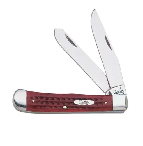 Trapper Knife Pocket Worn Red Bone