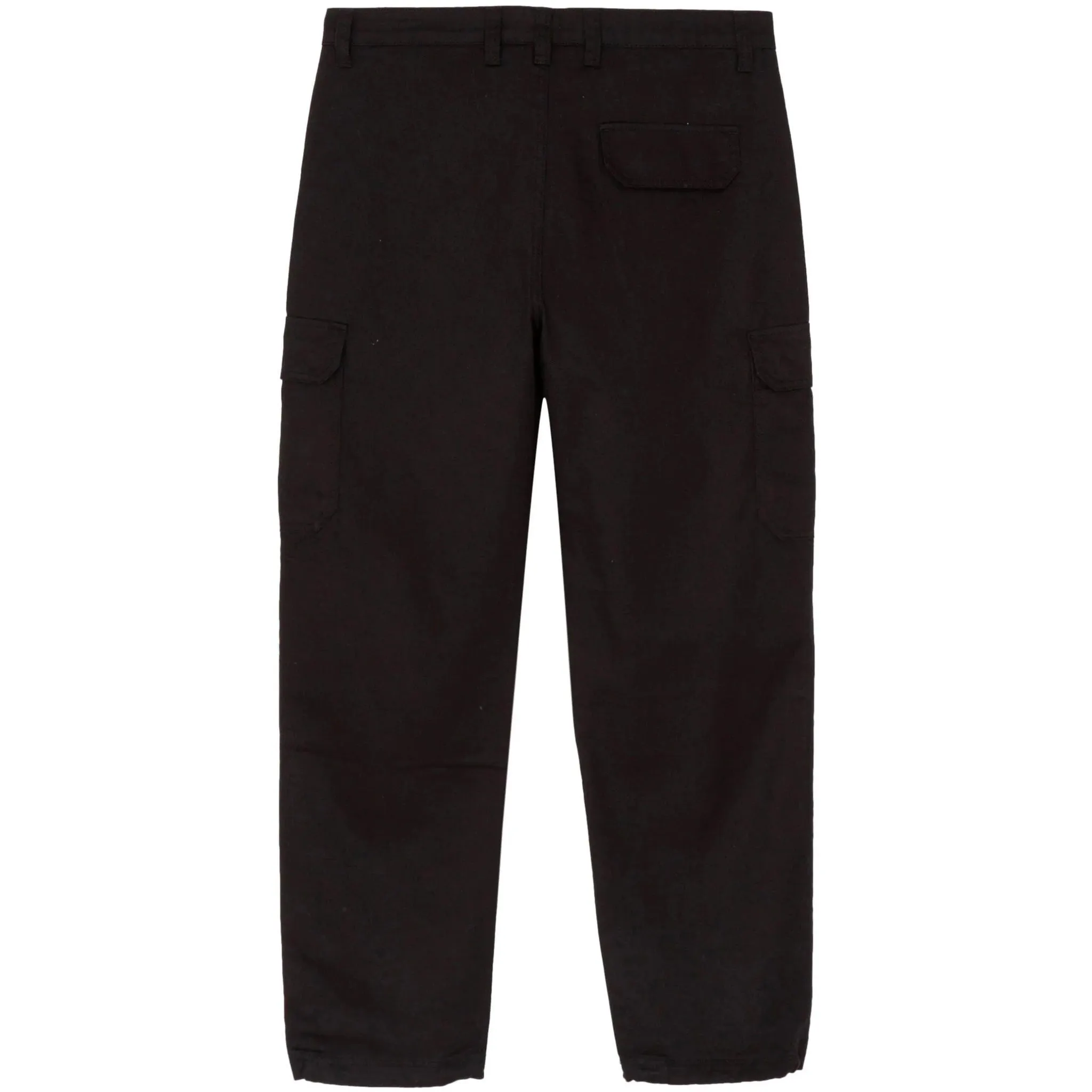 TWILL CARGO PANTS (Black)