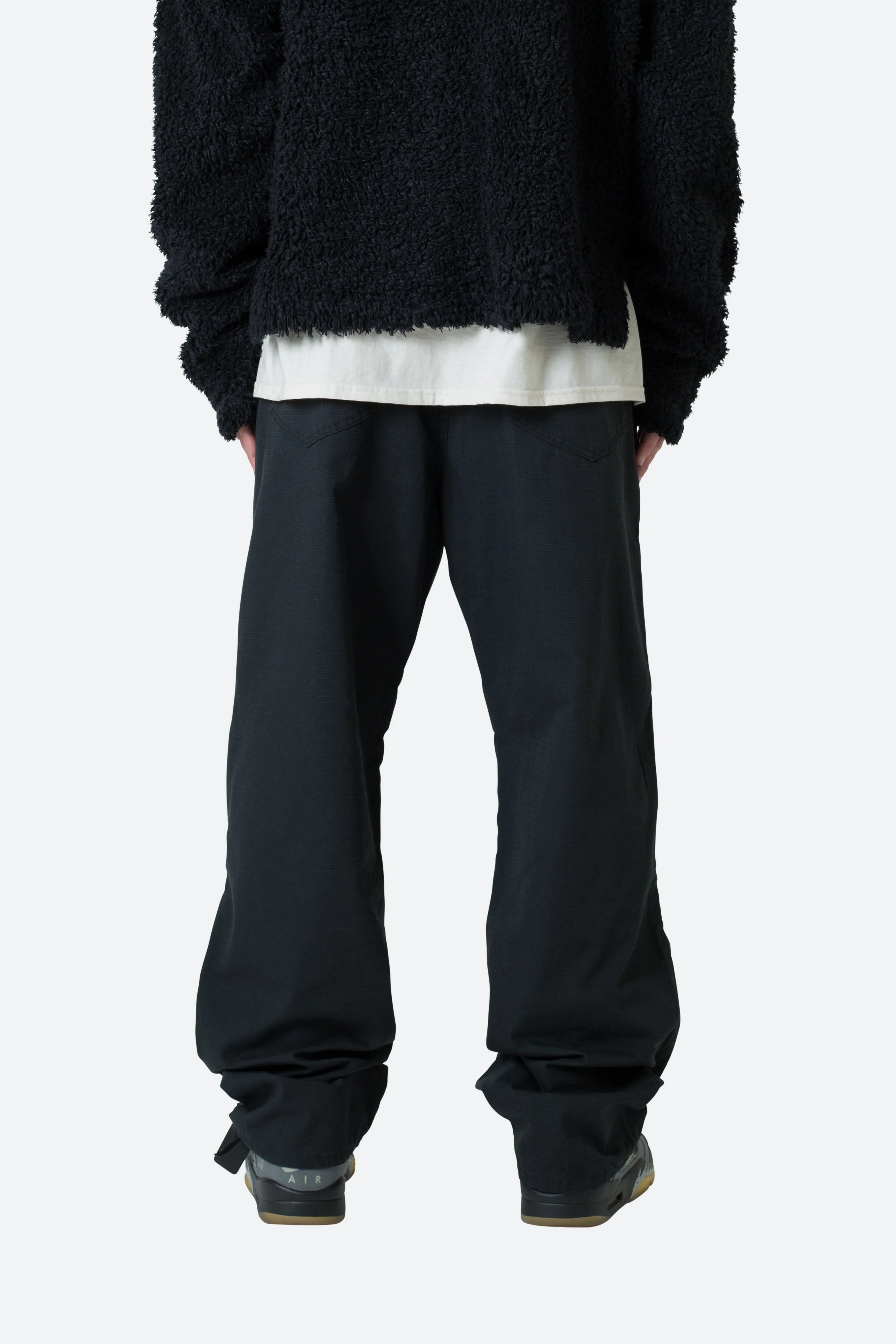 Ultra Baggy Cargo Pants - Black