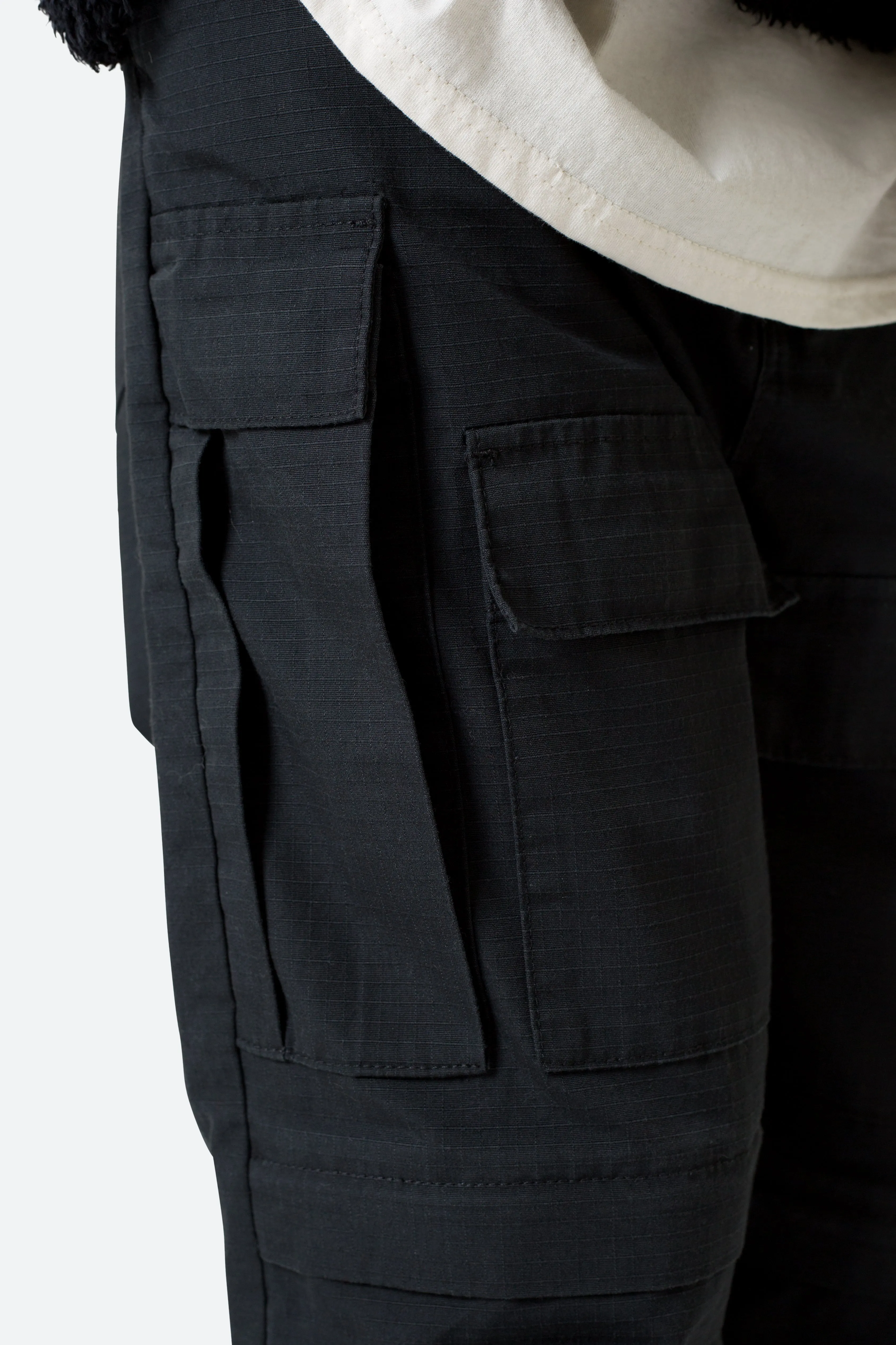 Ultra Baggy Cargo Pants - Black