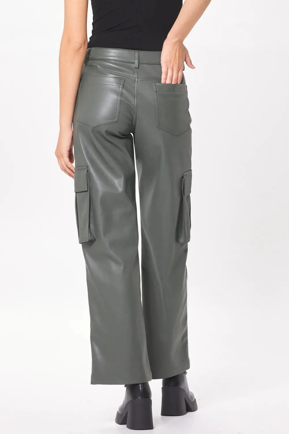 Vintage Havana Leather Cargo Pant