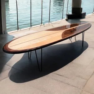 Vintage Vibes Surfboard Coffee Table