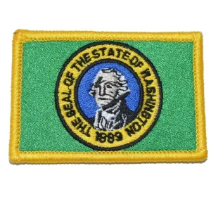 Washington State Flag - 2x3 Patch