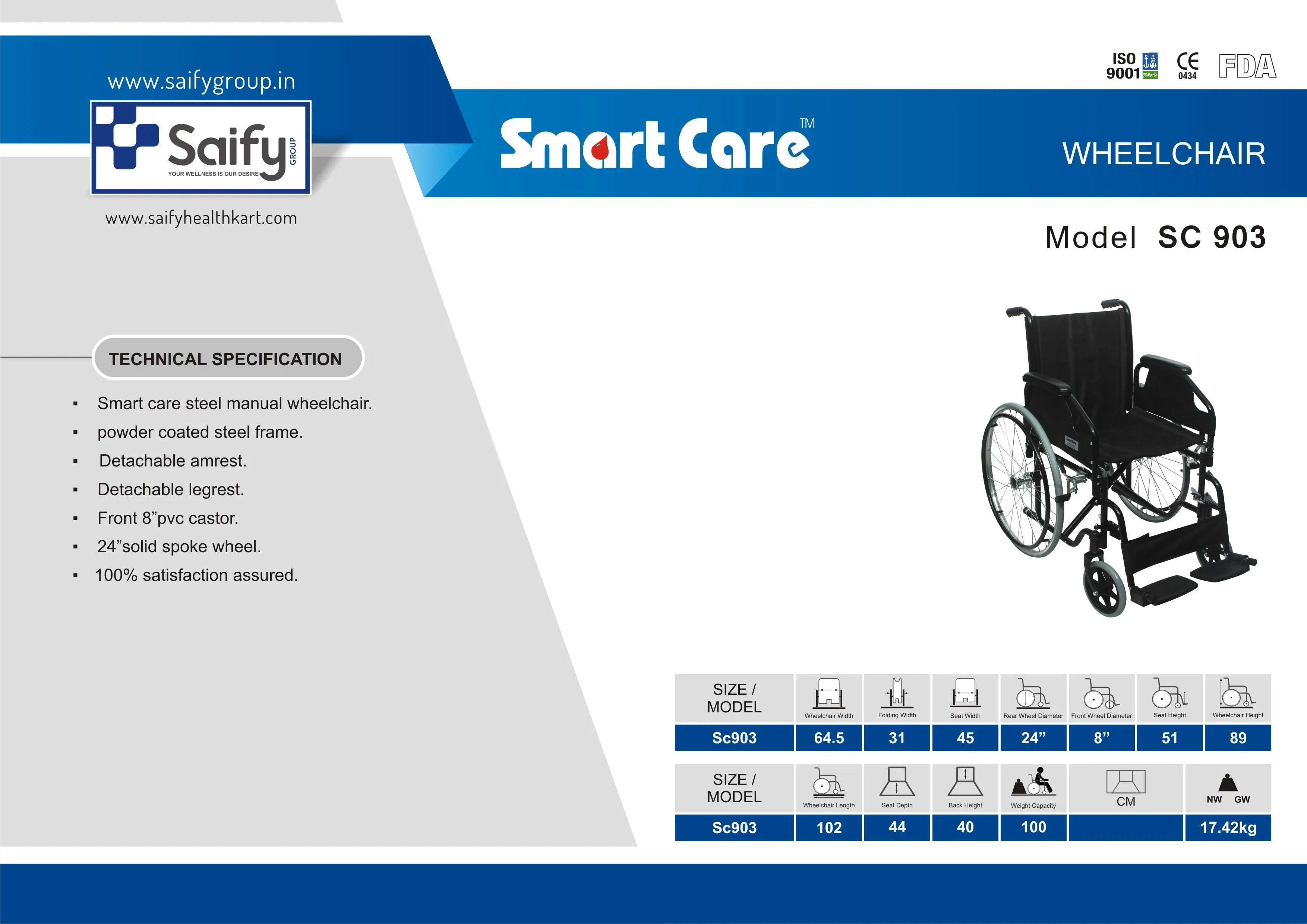 Wheelchair Lightweight SC 903