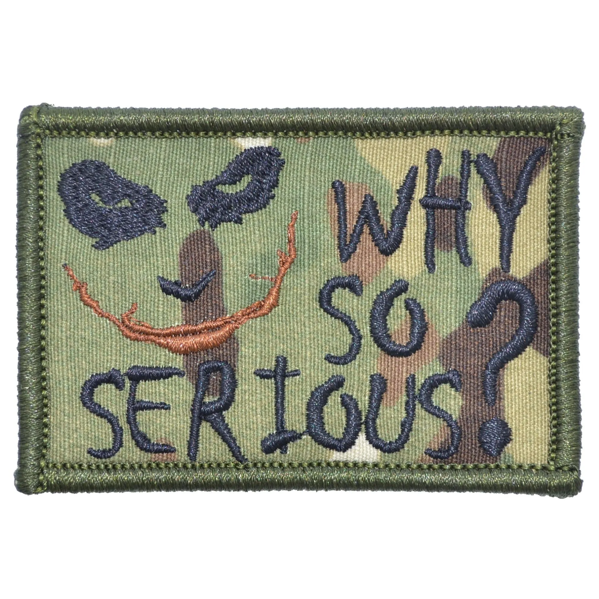 Why So Serious? Joker Quote - 2x3 Patch