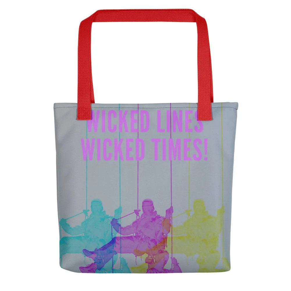 Wicked Times Rock Climbing Tote bag