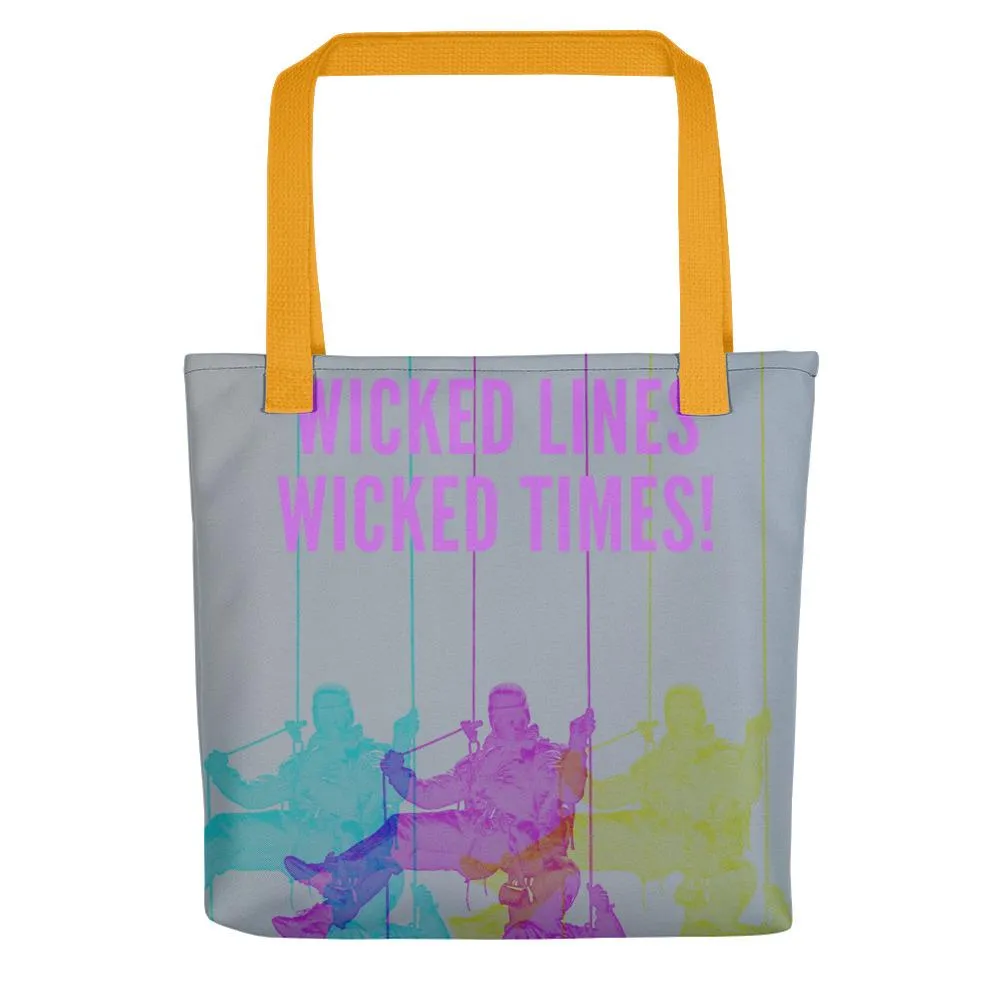 Wicked Times Rock Climbing Tote bag