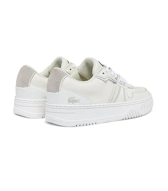 Women's L001 Leather Trainers White/Off White