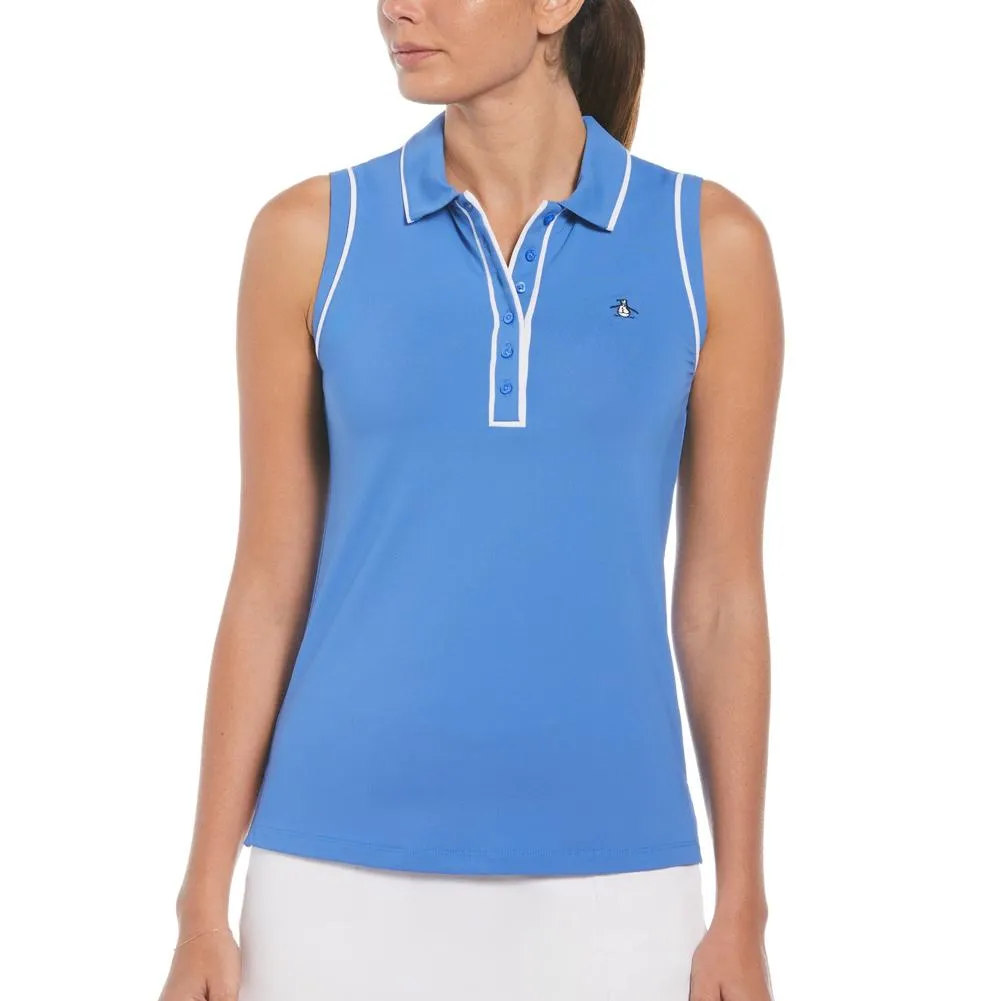 Women's Sleeveless Veronica Tennis Polo Nebulas Blue