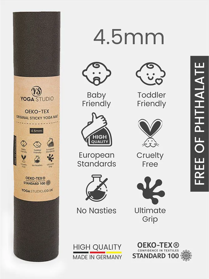 Yoga Studio (Eyeletted) Oeko-Tex Original Sticky Yoga Mat 4.5mm