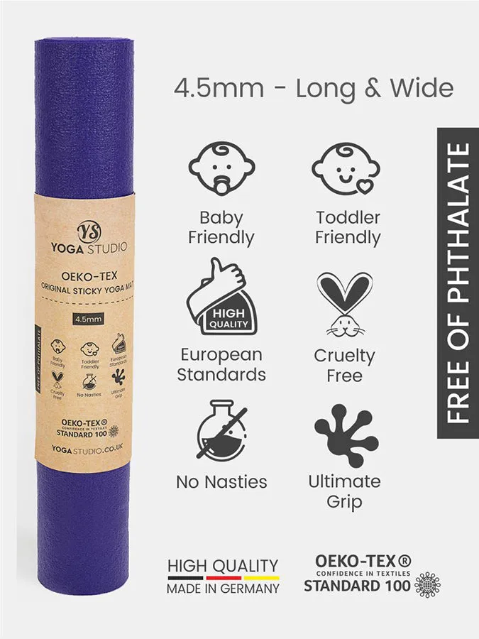 Yoga Studio Oeko-Tex Long & Wide Yoga Mat 4.5mm