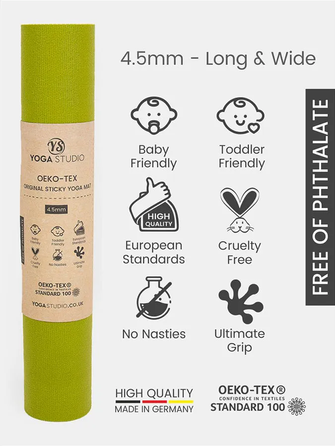 Yoga Studio Oeko-Tex Long & Wide Yoga Mat 4.5mm