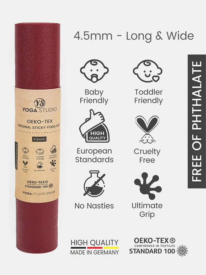 Yoga Studio Oeko-Tex Long & Wide Yoga Mat 4.5mm