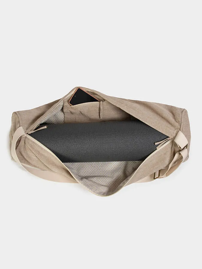 Yoga Studio Organic Cotton Two Toned Yoga Mat Bag